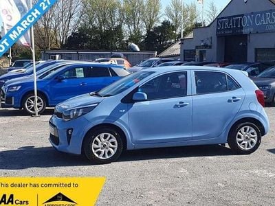 Used Kia Picanto 66 HP (48 kW) 2017 Blue Hatchback