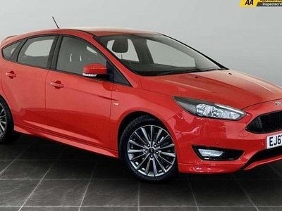 Red Used 2016 Ford Focus ST-Line Hatchback | £11,295 (Fair price)