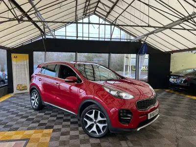 Used Kia Sportage GT-Line 177 HP (130 kW) 2016 Red SUV