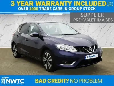 Used Nissan Pulsar N-Connecta 115 HP (84 kW) 2017 Blue Hatchback