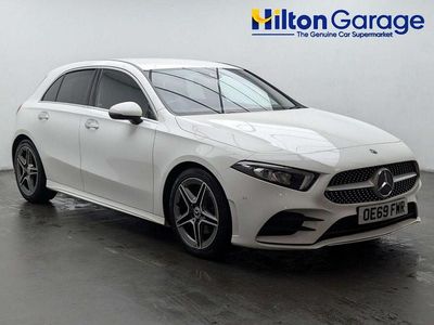 Used Mercedes A200 AMG Line Premium 150 HP (110 kW) 2019 White Hatchback