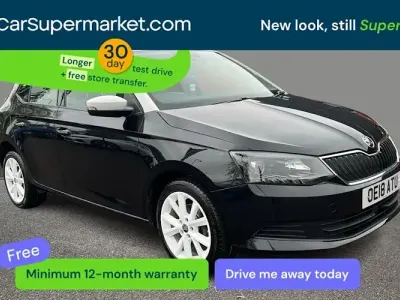 Usado Skoda Fabia Colour Edition 95 HP (69 kW) 2018 Preto Citadino