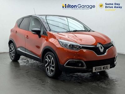 Used Renault Captur Dynamique 90 HP (66 kW) 2016 Orange and black SUV