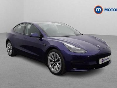 Blue Used 2022 Tesla Model 3 Long Range AWD Sedan | £21,049 (Fair price)