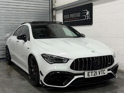 Used Mercedes CLA45 AMG 421 HP (309 kW) 2021 White Coupe