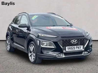 Usado Hyundai Kona Premium SE 120 CV (88 kW) 2019 Negro SUV