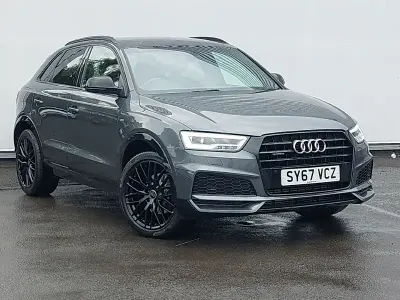 Used Audi Q3 Black Edition 180 HP (132 kW) 2017 Grey SUV
