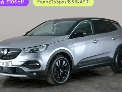 Used Vauxhall Grandland X SRi 131 HP (96 kW) 2021 Grey SUV