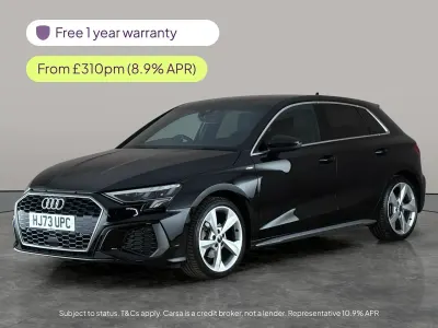 Used Audi A3 S-Line 150 HP (110 kW) 2023 Black Sedan