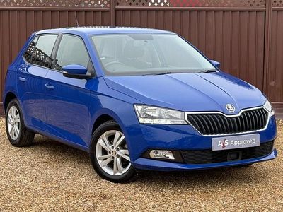 Used Skoda Fabia SE 60 HP (44 kW) 2021 Blue Hatchback
