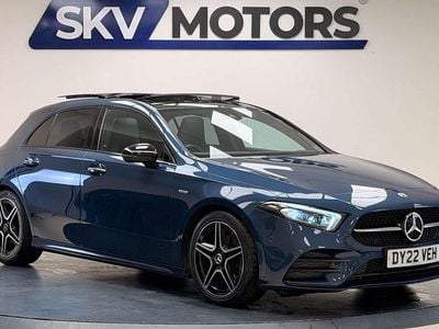 Used Mercedes A200 AMG line 2022 Blue Hatchback