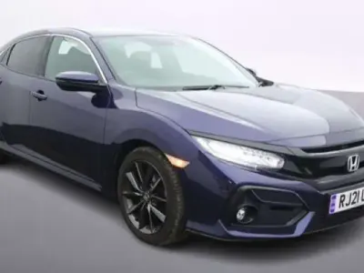 Used Honda Civic SR 126 HP (92 kW) 2021 Blue Hatchback