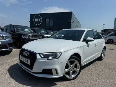 Used Audi A3 Sportback Sport 150 HP (110 kW) 2017 White Hatchback