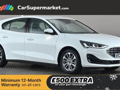 White Used 2023 Ford Focus Titanium Hatchback | £15,197 (Fair price)