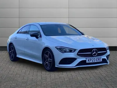 Used Mercedes CLA200 AMG Line Premium 161 HP (118 kW) 2023 White Coupe