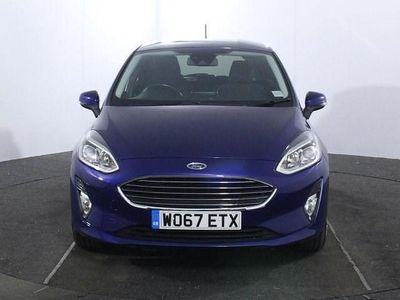 Used Ford Fiesta Titanium 100 HP (73 kW) 2018 Blue Hatchback