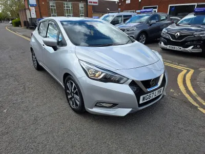 Used Nissan Micra Tekna 90 HP (66 kW) 2017 Silver Hatchback