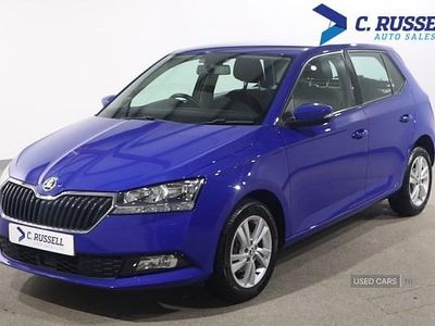 Blue Used 2021 Skoda Fabia SE Hatchback | £7,995 (Good price)