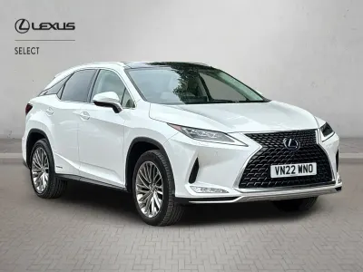 Used Lexus RX450h 2022 White SUV