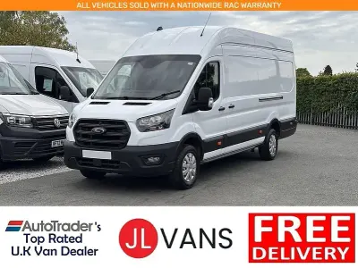 Used Ford Transit 130 HP (95 kW) 2023 White Van