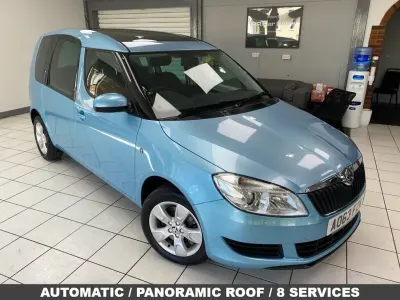 Used Skoda Roomster SE 105 HP (77 kW) 2013 Blue MPV