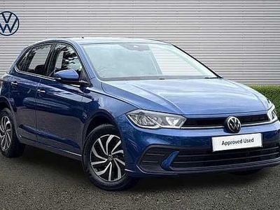 Used VW Polo Life 95 HP (69 kW) 2023 Blue Hatchback