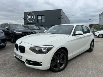 Used BMW 116 Sport Line 116 HP (85 kW) 2015 White Hatchback