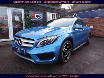 Blue Used 2014 Mercedes GLA220 AMG line SUV | £11,495 (Fair price)