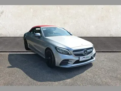 Used Mercedes C43 AMG 385 HP (283 kW) 2021 Silver Cabriolet