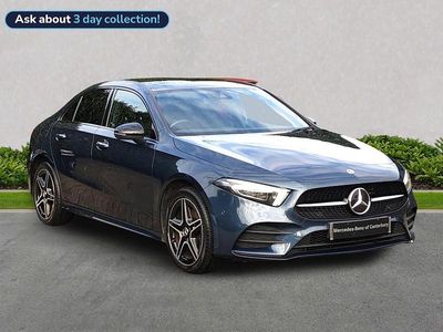 Blue Used 2022 Mercedes A250 AMG Line Premium Plus Sedan | £21,880 (Fair price)