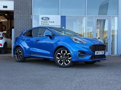 Begagnad Ford Puma ST-Line X 125 HK (91 kW) 2024 Blå SUV