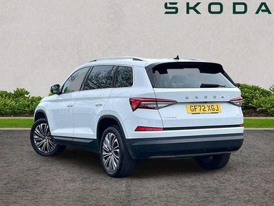 Used Skoda Kodiaq SE L Executive 150 HP (110 kW) 2022 Moon white metallic SUV