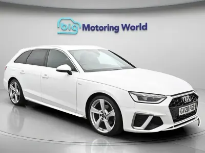 Begagnad Audi A4 S-Line 163 HK (119 kW) 2020 Vit Kombi