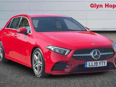 Used Mercedes A220 AMG Line Premium 190 HP (139 kW) 2019 Red Hatchback