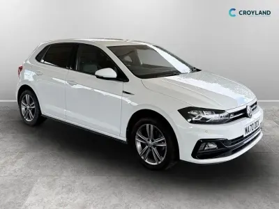 Używany VW Polo R-line 115 KM (84 kW) 2020 Biały Hatchback