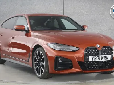 Begagnad BMW 420 Gran Coupé M Sport 192 HK (141 kW) 2022 Orange Sportkupé