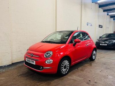 Used Fiat 500 Lounge 69 HP (50 kW) 2016 Pink Hatchback