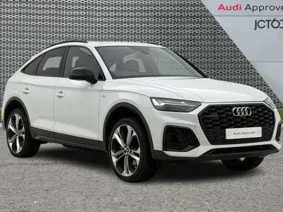 Begagnad Audi Q5 Sportback Advanced 362 HK (266 kW) 2021 Vit SUV