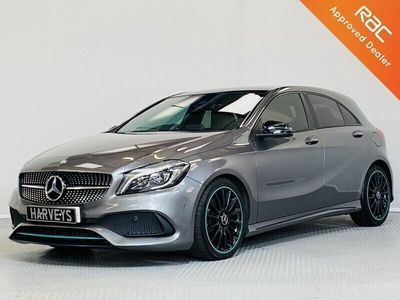 used Mercedes A220 A-Class 2.1D 4MATIC MOTORSPORT EDITION PREM 5d 174 BHP PAN ROOF, H/K SS, NIGHT PACK, ++++!