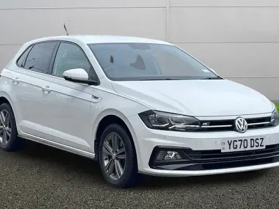 Used VW Polo R-line 116 HP (85 kW) 2020 White Hatchback