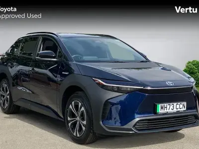 Used Toyota bZ4X PURE 150 kW (204 HP) 2024 Dark blue (metallic paint) SUV