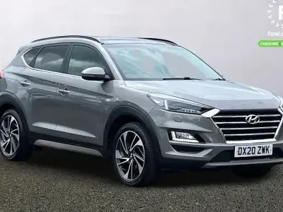 Usado Hyundai Tucson GO! 136 CV (100 kW) 2019 Gris SUV
