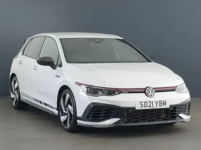 Used VW Golf VII GTI Clubsport 300 HP (220 kW) 2021 White Hatchback