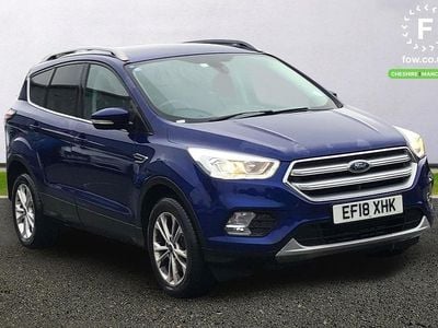 Blue Used 2018 Ford Kuga Titanium SUV | £11,299 (Fair price)