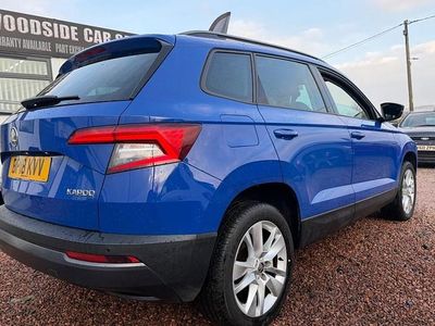 Used Skoda Karoq SE Technology 115 HP (84 kW) 2018 Blue SUV