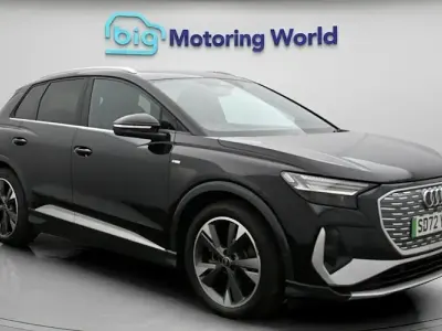 Used Audi Q4 e-tron S-Line 125 kW (170 HP) 2022 Black SUV