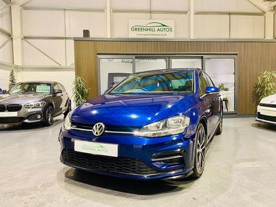 Blue Used 2018 VW Golf VII R-line Hatchback | £15,295 (Fair price)