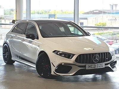 Begagnad Mercedes A45 AMG 421 HK (309 kW) 2021 Vit Halvkombi