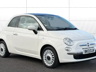 Used Fiat 500 Lounge 69 HP (50 kW) 2013 White Hatchback