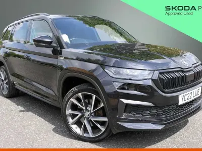 Used Skoda Kodiaq SportLine 110 HP (80 kW) 2022 Black magic pearl effect SUV